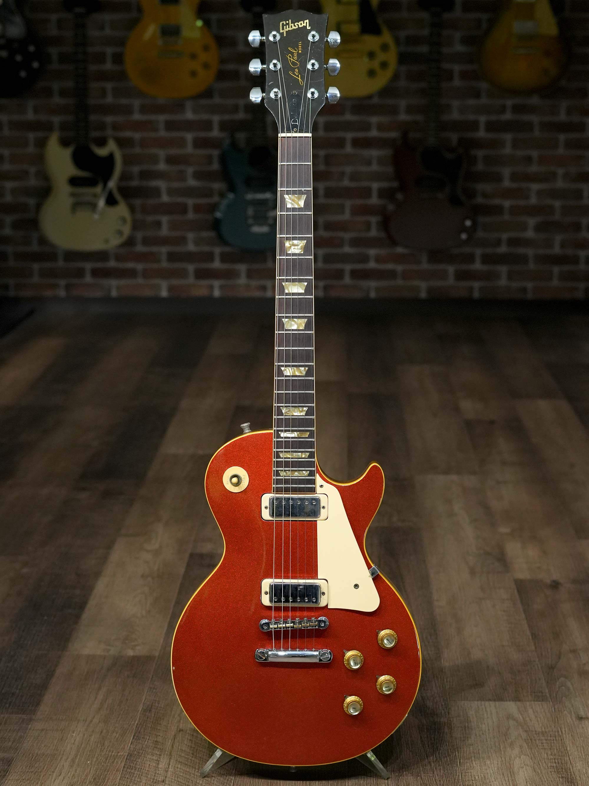 Gibson 1975 Les Paul Deluxe Red Sparkle